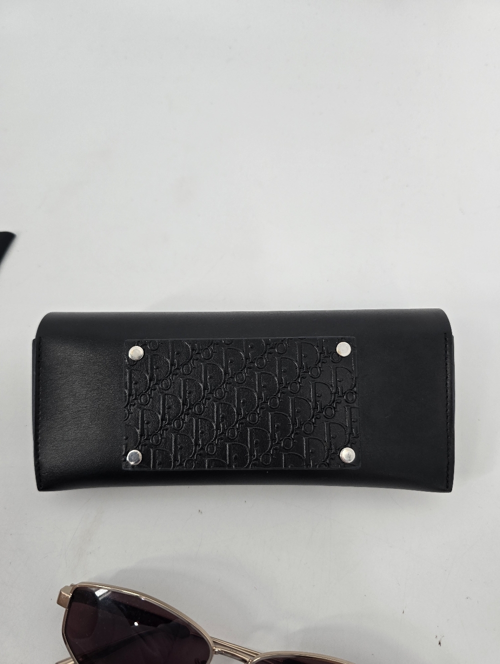 Dior DiorCannage B1U Burgundy Oval Metal Frame Sunglasses with Case and Cloth - Picture 3 of 13